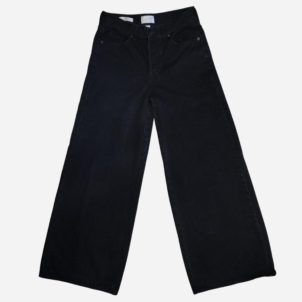 Universal Thread super wide-leg black jeans - size 4 reg